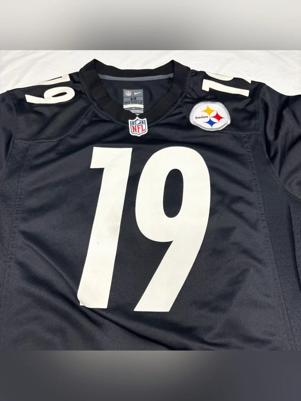 Nike On Field Juju Smith-Schuster #19 Pittsburgh Steelers Jersey Men’s Medium